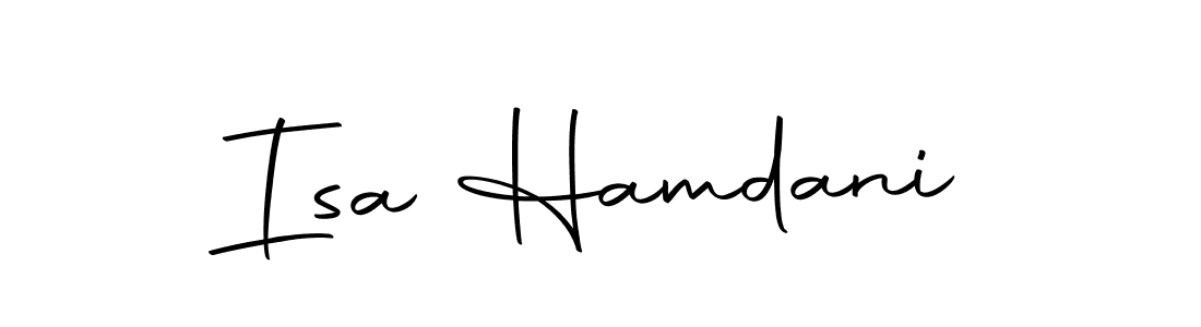 You should practise on your own different ways (Autography-DOLnW) to write your name (Isa Hamdani) in signature. don't let someone else do it for you. Isa Hamdani signature style 10 images and pictures png