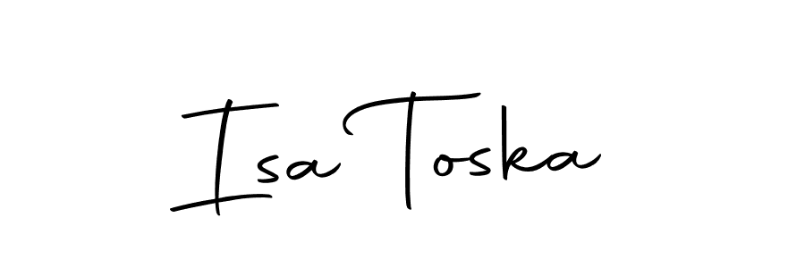 Once you've used our free online signature maker to create your best signature Autography-DOLnW style, it's time to enjoy all of the benefits that Isa Toska name signing documents. Isa Toska signature style 10 images and pictures png