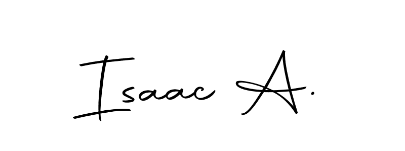 Make a beautiful signature design for name Isaac A.. With this signature (Autography-DOLnW) style, you can create a handwritten signature for free. Isaac A. signature style 10 images and pictures png