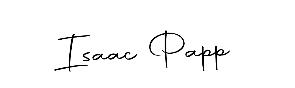 How to make Isaac Papp signature? Autography-DOLnW is a professional autograph style. Create handwritten signature for Isaac Papp name. Isaac Papp signature style 10 images and pictures png