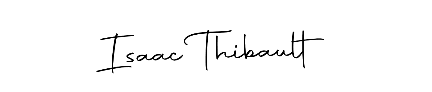 Create a beautiful signature design for name Isaac Thibault. With this signature (Autography-DOLnW) fonts, you can make a handwritten signature for free. Isaac Thibault signature style 10 images and pictures png