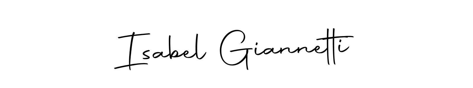 How to make Isabel Giannetti signature? Autography-DOLnW is a professional autograph style. Create handwritten signature for Isabel Giannetti name. Isabel Giannetti signature style 10 images and pictures png