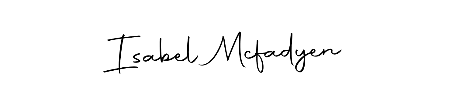 Similarly Autography-DOLnW is the best handwritten signature design. Signature creator online .You can use it as an online autograph creator for name Isabel Mcfadyen. Isabel Mcfadyen signature style 10 images and pictures png