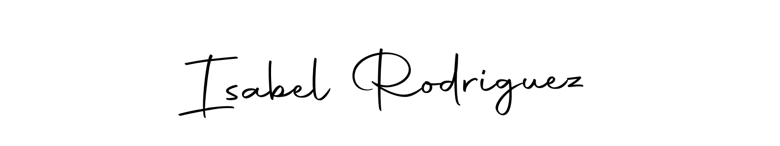 Create a beautiful signature design for name Isabel Rodriguez. With this signature (Autography-DOLnW) fonts, you can make a handwritten signature for free. Isabel Rodriguez signature style 10 images and pictures png