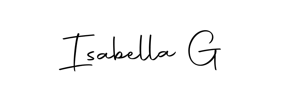 You can use this online signature creator to create a handwritten signature for the name Isabella G. This is the best online autograph maker. Isabella G signature style 10 images and pictures png