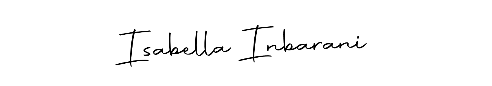 Make a short Isabella Inbarani signature style. Manage your documents anywhere anytime using Autography-DOLnW. Create and add eSignatures, submit forms, share and send files easily. Isabella Inbarani signature style 10 images and pictures png