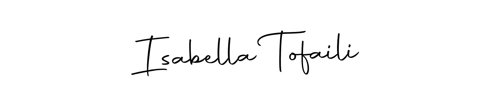 if you are searching for the best signature style for your name Isabella Tofaili. so please give up your signature search. here we have designed multiple signature styles  using Autography-DOLnW. Isabella Tofaili signature style 10 images and pictures png