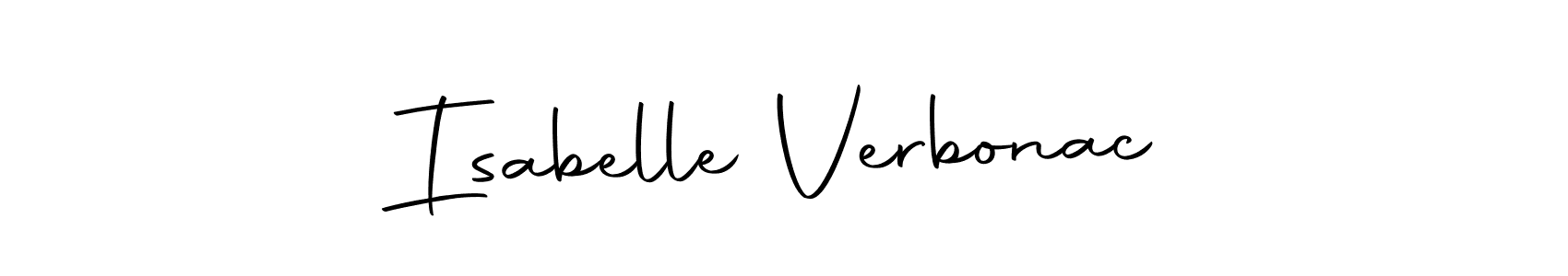 The best way (Autography-DOLnW) to make a short signature is to pick only two or three words in your name. The name Isabelle Verbonac include a total of six letters. For converting this name. Isabelle Verbonac signature style 10 images and pictures png