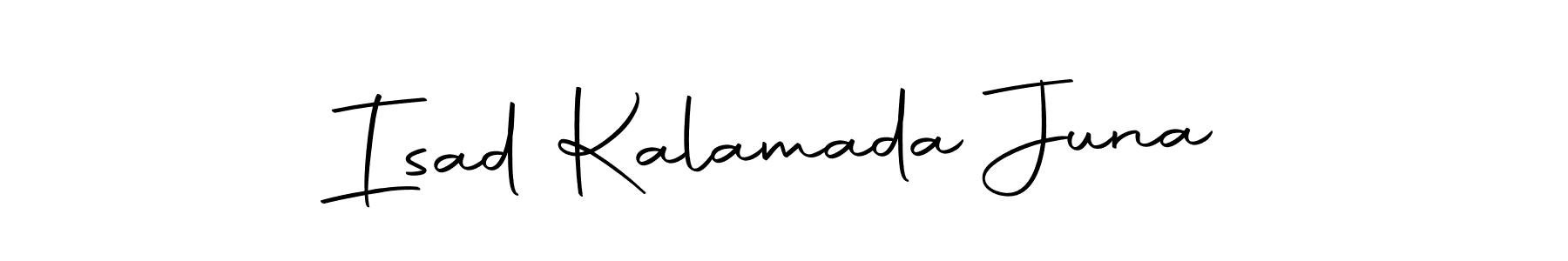 Also we have Isad Kalamada Juna name is the best signature style. Create professional handwritten signature collection using Autography-DOLnW autograph style. Isad Kalamada Juna signature style 10 images and pictures png
