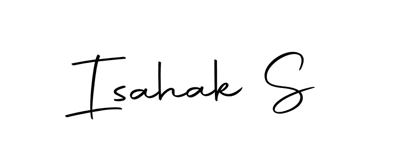 Make a beautiful signature design for name Isahak S. Use this online signature maker to create a handwritten signature for free. Isahak S signature style 10 images and pictures png