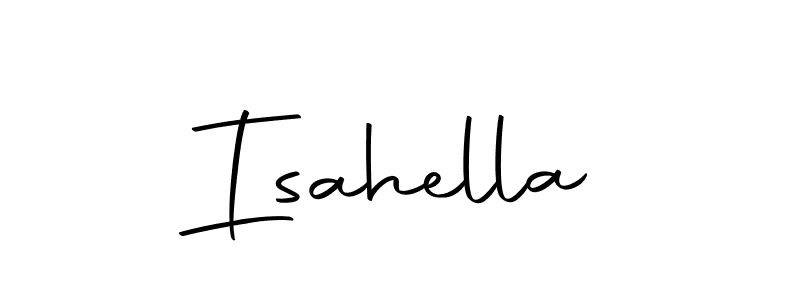 Make a beautiful signature design for name Isahella. With this signature (Autography-DOLnW) style, you can create a handwritten signature for free. Isahella signature style 10 images and pictures png
