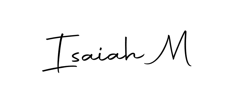 The best way (Autography-DOLnW) to make a short signature is to pick only two or three words in your name. The name Isaiah M include a total of six letters. For converting this name. Isaiah M signature style 10 images and pictures png