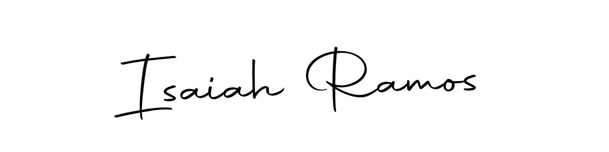 How to make Isaiah Ramos name signature. Use Autography-DOLnW style for creating short signs online. This is the latest handwritten sign. Isaiah Ramos signature style 10 images and pictures png