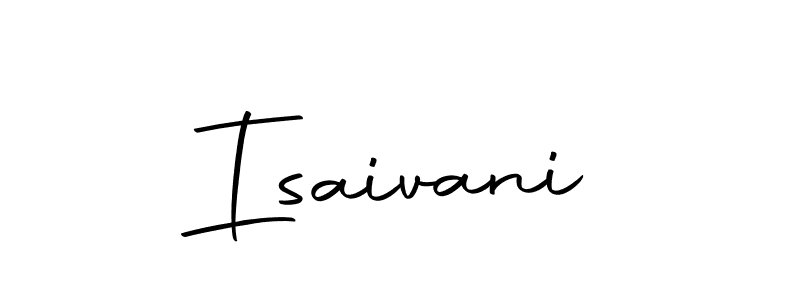 Make a beautiful signature design for name Isaivani. Use this online signature maker to create a handwritten signature for free. Isaivani signature style 10 images and pictures png