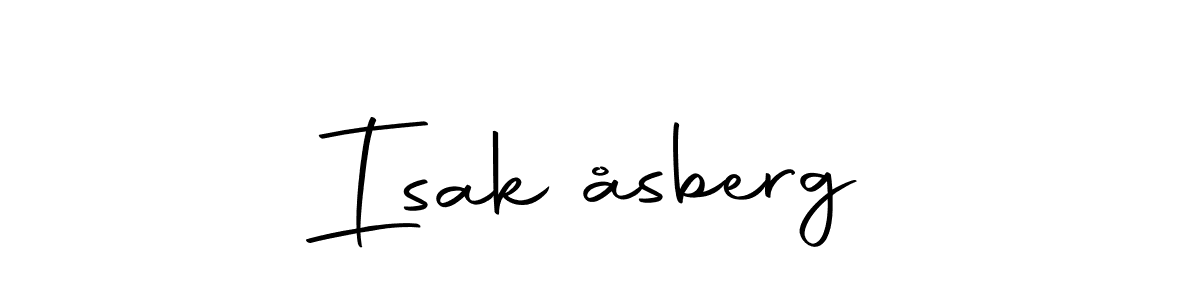 Make a beautiful signature design for name Isak åsberg. With this signature (Autography-DOLnW) style, you can create a handwritten signature for free. Isak åsberg signature style 10 images and pictures png
