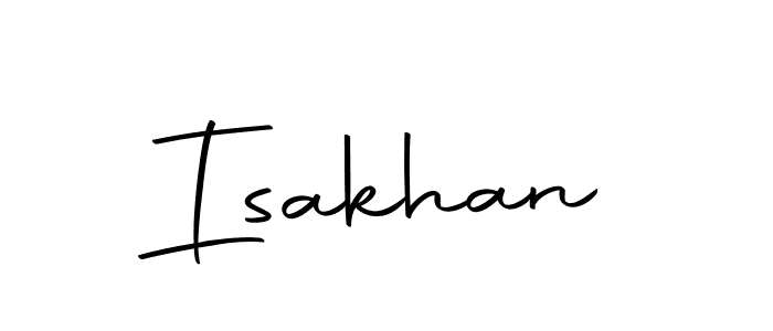 You should practise on your own different ways (Autography-DOLnW) to write your name (Isakhan) in signature. don't let someone else do it for you. Isakhan signature style 10 images and pictures png