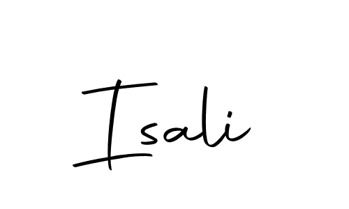 You should practise on your own different ways (Autography-DOLnW) to write your name (Isali) in signature. don't let someone else do it for you. Isali signature style 10 images and pictures png