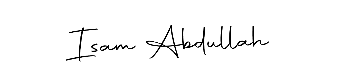 if you are searching for the best signature style for your name Isam Abdullah. so please give up your signature search. here we have designed multiple signature styles  using Autography-DOLnW. Isam Abdullah signature style 10 images and pictures png
