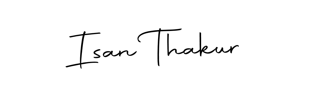 Design your own signature with our free online signature maker. With this signature software, you can create a handwritten (Autography-DOLnW) signature for name Isan Thakur. Isan Thakur signature style 10 images and pictures png