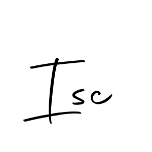 How to make Isc name signature. Use Autography-DOLnW style for creating short signs online. This is the latest handwritten sign. Isc signature style 10 images and pictures png