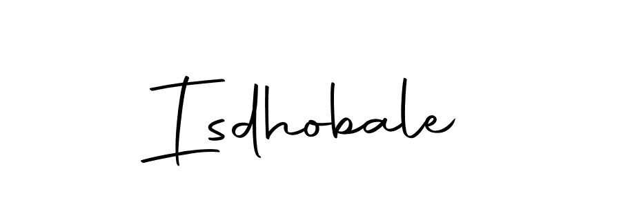 if you are searching for the best signature style for your name Isdhobale. so please give up your signature search. here we have designed multiple signature styles  using Autography-DOLnW. Isdhobale signature style 10 images and pictures png