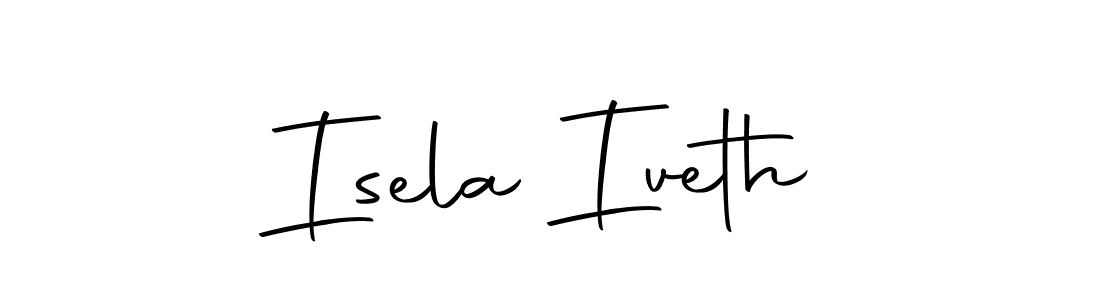 Create a beautiful signature design for name Isela Iveth. With this signature (Autography-DOLnW) fonts, you can make a handwritten signature for free. Isela Iveth signature style 10 images and pictures png