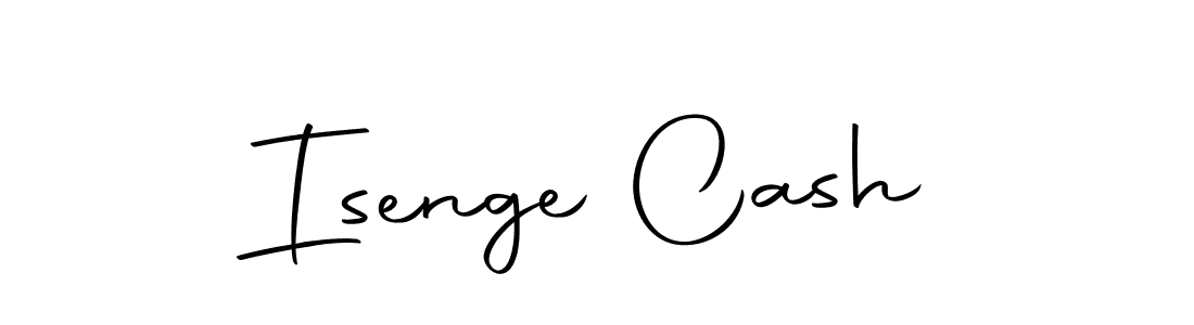 Use a signature maker to create a handwritten signature online. With this signature software, you can design (Autography-DOLnW) your own signature for name Isenge Cash. Isenge Cash signature style 10 images and pictures png