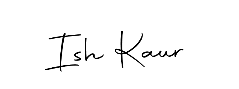 Use a signature maker to create a handwritten signature online. With this signature software, you can design (Autography-DOLnW) your own signature for name Ish Kaur. Ish Kaur signature style 10 images and pictures png