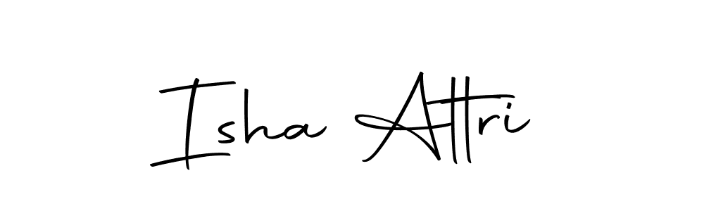 You can use this online signature creator to create a handwritten signature for the name Isha Attri. This is the best online autograph maker. Isha Attri signature style 10 images and pictures png