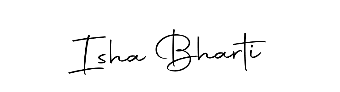 The best way (Autography-DOLnW) to make a short signature is to pick only two or three words in your name. The name Isha Bharti include a total of six letters. For converting this name. Isha Bharti signature style 10 images and pictures png