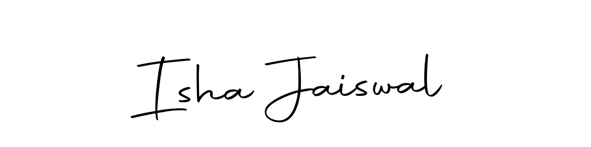 Create a beautiful signature design for name Isha Jaiswal. With this signature (Autography-DOLnW) fonts, you can make a handwritten signature for free. Isha Jaiswal signature style 10 images and pictures png