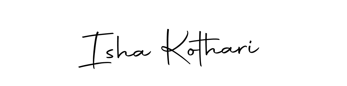 Once you've used our free online signature maker to create your best signature Autography-DOLnW style, it's time to enjoy all of the benefits that Isha Kothari name signing documents. Isha Kothari signature style 10 images and pictures png