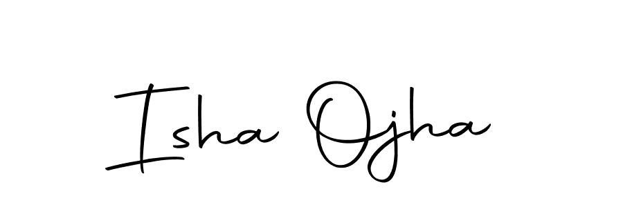 Use a signature maker to create a handwritten signature online. With this signature software, you can design (Autography-DOLnW) your own signature for name Isha Ojha. Isha Ojha signature style 10 images and pictures png