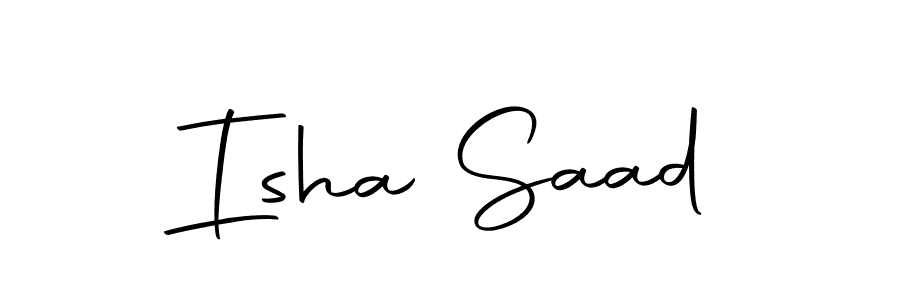 How to make Isha Saad signature? Autography-DOLnW is a professional autograph style. Create handwritten signature for Isha Saad name. Isha Saad signature style 10 images and pictures png