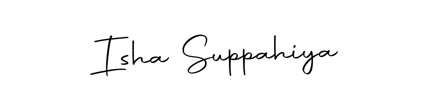 Create a beautiful signature design for name Isha Suppahiya. With this signature (Autography-DOLnW) fonts, you can make a handwritten signature for free. Isha Suppahiya signature style 10 images and pictures png