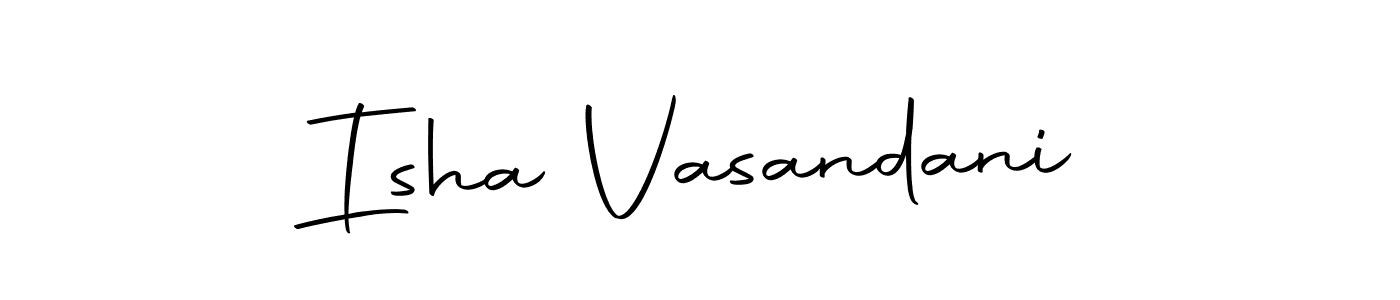 Make a beautiful signature design for name Isha Vasandani. With this signature (Autography-DOLnW) style, you can create a handwritten signature for free. Isha Vasandani signature style 10 images and pictures png
