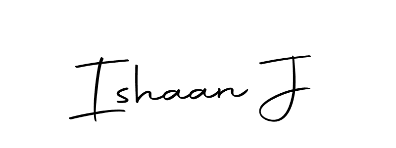 Ishaan J stylish signature style. Best Handwritten Sign (Autography-DOLnW) for my name. Handwritten Signature Collection Ideas for my name Ishaan J. Ishaan J signature style 10 images and pictures png