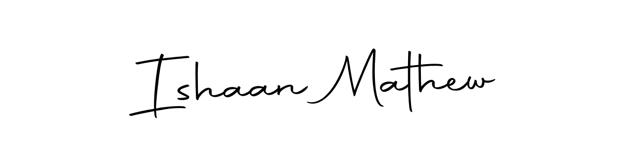 How to make Ishaan Mathew signature? Autography-DOLnW is a professional autograph style. Create handwritten signature for Ishaan Mathew name. Ishaan Mathew signature style 10 images and pictures png