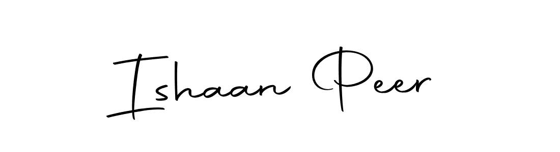 Make a beautiful signature design for name Ishaan Peer. Use this online signature maker to create a handwritten signature for free. Ishaan Peer signature style 10 images and pictures png