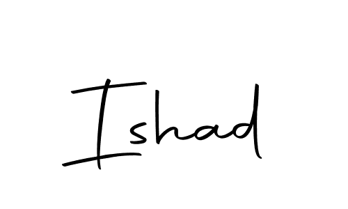 The best way (Autography-DOLnW) to make a short signature is to pick only two or three words in your name. The name Ishad include a total of six letters. For converting this name. Ishad signature style 10 images and pictures png