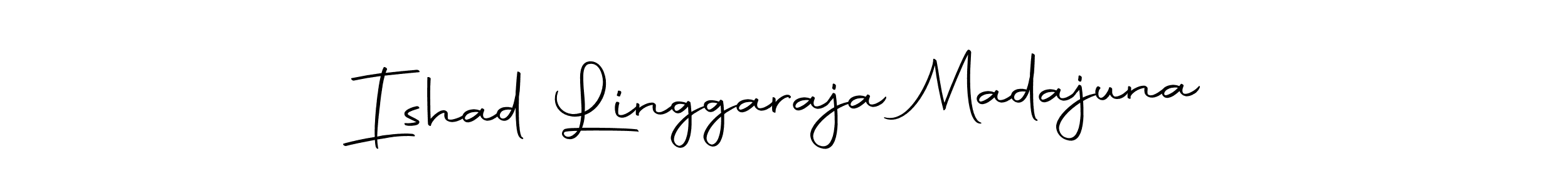 if you are searching for the best signature style for your name Ishad Linggaraja Madajuna. so please give up your signature search. here we have designed multiple signature styles  using Autography-DOLnW. Ishad Linggaraja Madajuna signature style 10 images and pictures png