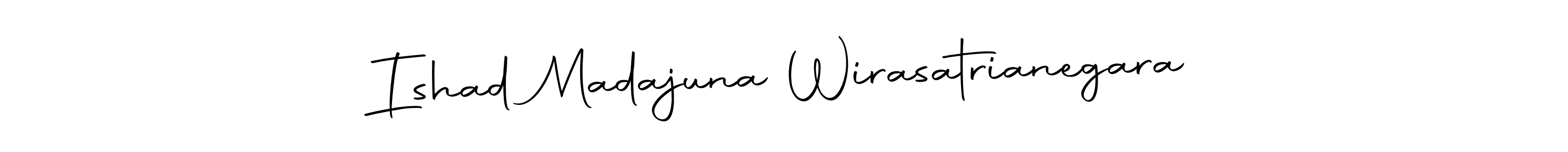 The best way (Autography-DOLnW) to make a short signature is to pick only two or three words in your name. The name Ishad Madajuna Wirasatrianegara include a total of six letters. For converting this name. Ishad Madajuna Wirasatrianegara signature style 10 images and pictures png