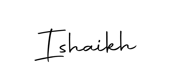 The best way (Autography-DOLnW) to make a short signature is to pick only two or three words in your name. The name Ishaikh include a total of six letters. For converting this name. Ishaikh signature style 10 images and pictures png