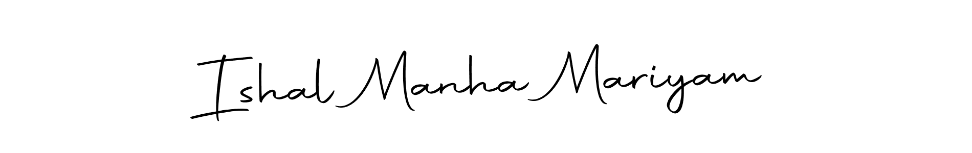 Design your own signature with our free online signature maker. With this signature software, you can create a handwritten (Autography-DOLnW) signature for name Ishal Manha Mariyam. Ishal Manha Mariyam signature style 10 images and pictures png
