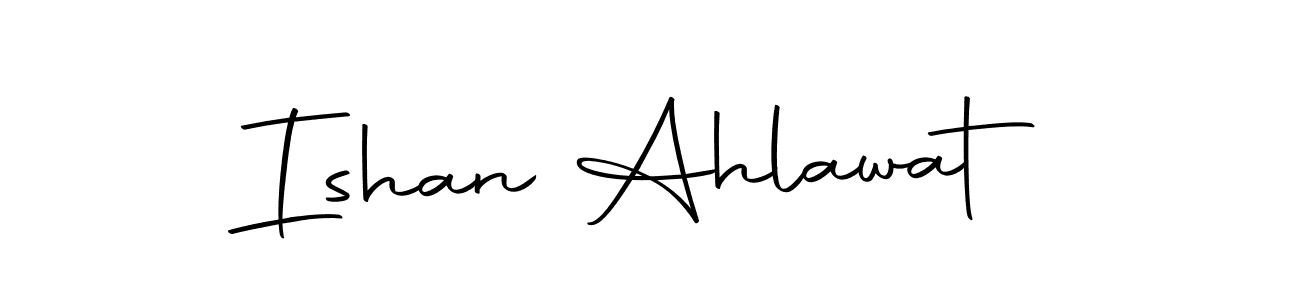 Make a beautiful signature design for name Ishan Ahlawat. With this signature (Autography-DOLnW) style, you can create a handwritten signature for free. Ishan Ahlawat signature style 10 images and pictures png