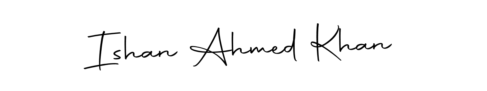 It looks lik you need a new signature style for name Ishan Ahmed Khan. Design unique handwritten (Autography-DOLnW) signature with our free signature maker in just a few clicks. Ishan Ahmed Khan signature style 10 images and pictures png