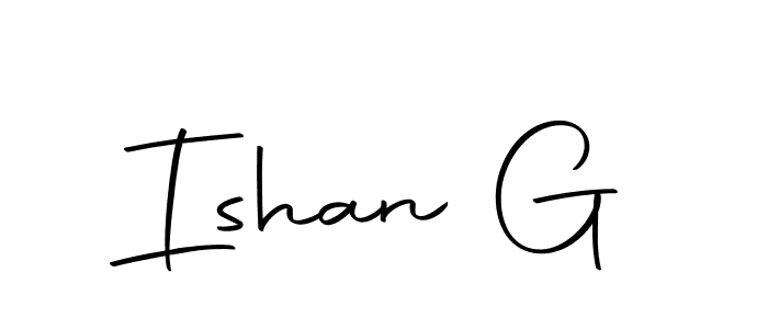 Similarly Autography-DOLnW is the best handwritten signature design. Signature creator online .You can use it as an online autograph creator for name Ishan G. Ishan G signature style 10 images and pictures png
