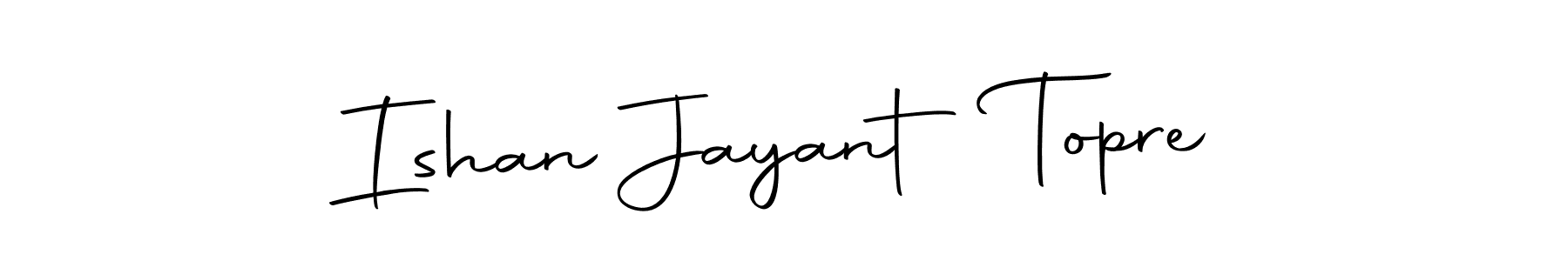 Ishan Jayant Topre stylish signature style. Best Handwritten Sign (Autography-DOLnW) for my name. Handwritten Signature Collection Ideas for my name Ishan Jayant Topre. Ishan Jayant Topre signature style 10 images and pictures png