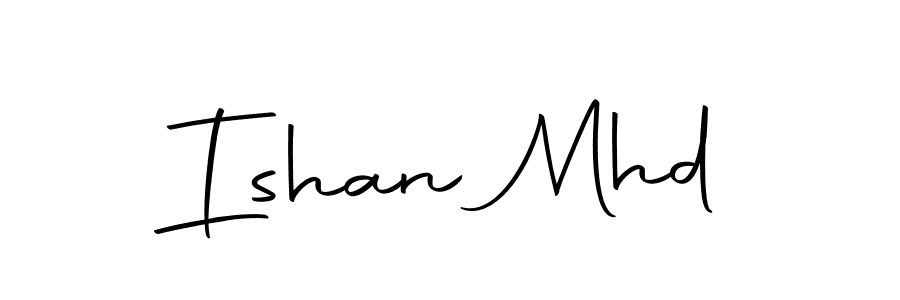 Ishan Mhd stylish signature style. Best Handwritten Sign (Autography-DOLnW) for my name. Handwritten Signature Collection Ideas for my name Ishan Mhd. Ishan Mhd signature style 10 images and pictures png