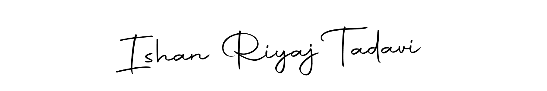 Create a beautiful signature design for name Ishan Riyaj Tadavi. With this signature (Autography-DOLnW) fonts, you can make a handwritten signature for free. Ishan Riyaj Tadavi signature style 10 images and pictures png